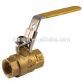 lead free welded full port upc brass lockable ball valves with locking handle